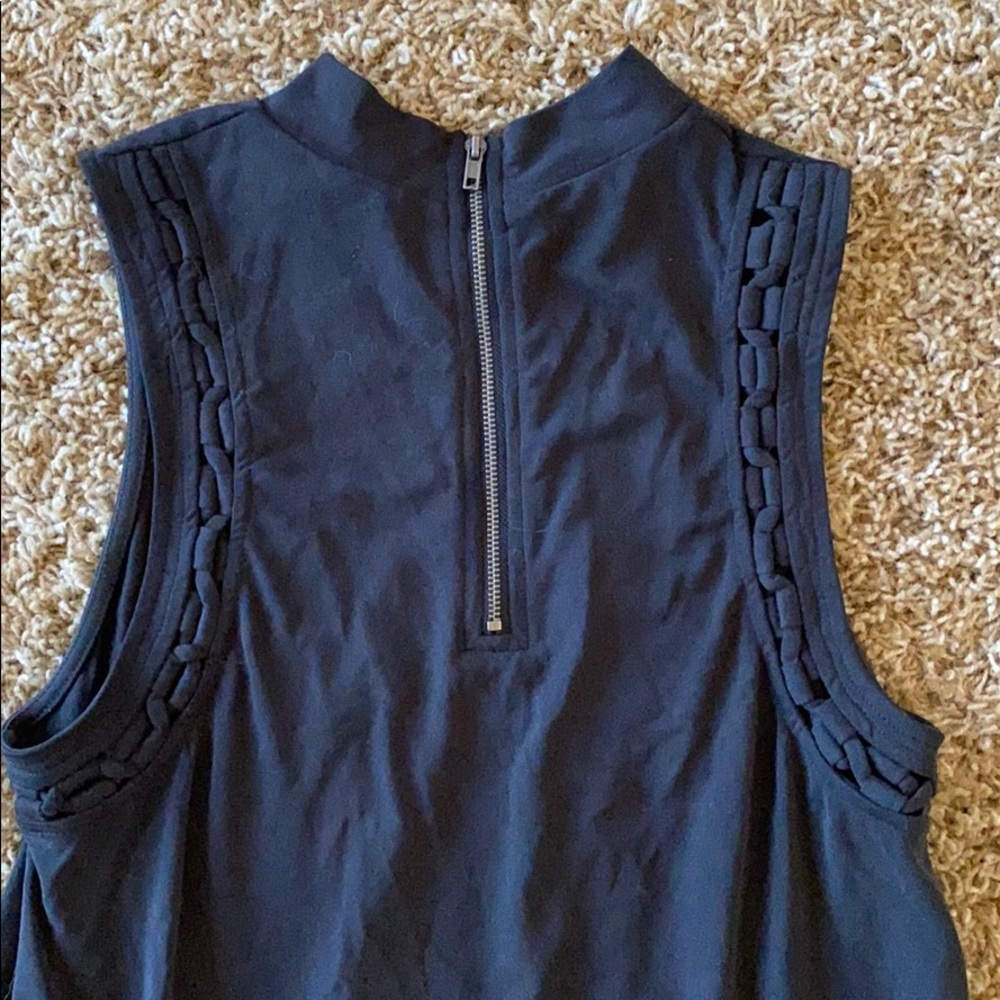 RO&DE Mock-Neck Sleeveless Shirt